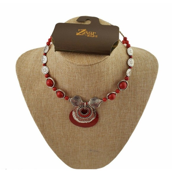 Treska Memory Wire Choker Zevar Necklace - Picture 4 of 5